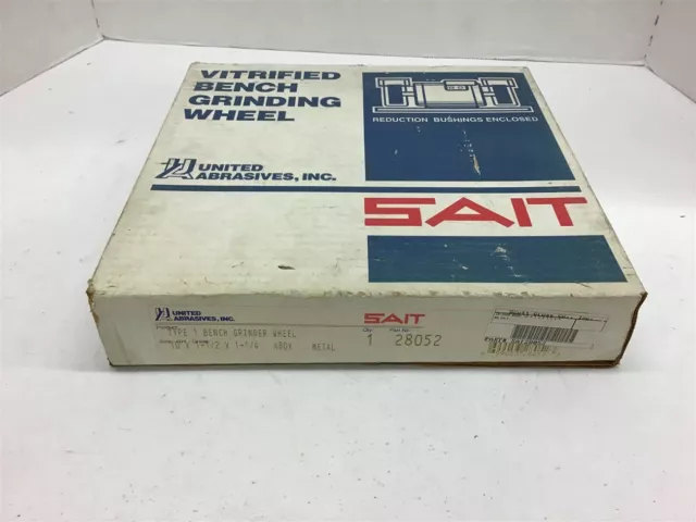 United Abrasives Bench Grinder Wheel 10 x 1-1/2 x 1-1/4 480x