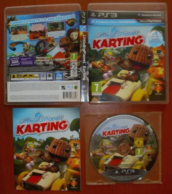ModNation Racers + Little Big Planet Karting +  F1 Race Stars, PlayStation 3 PS3 3