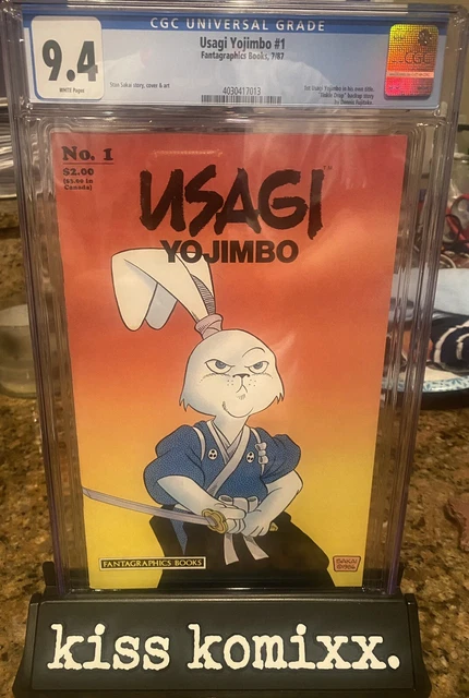 Usagi Yojimbo #1 Stan Sakai Fantagraphics 1987 1st Solo Title 1st Print CGC 9.4