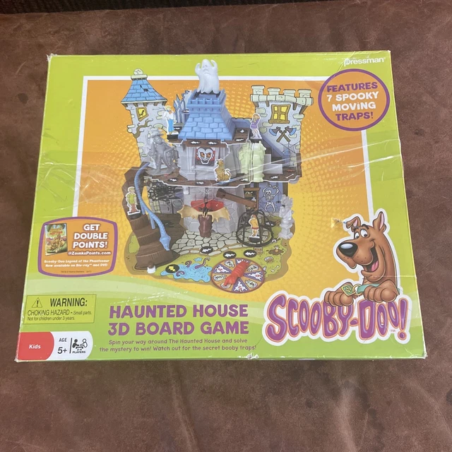scooby-doo-haunted-house-3d-board-game-pressman-missing-chain-for-moose-35-00-picclick