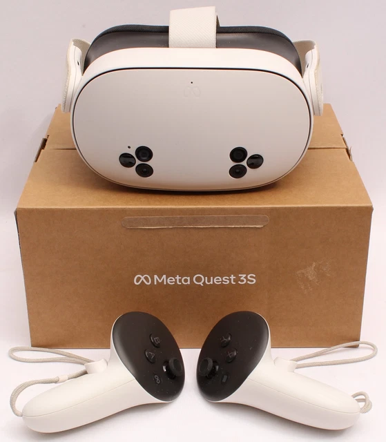 META QUEST 3S 128GB Standalone Virtual Reality All-in-One VR Headset ...
