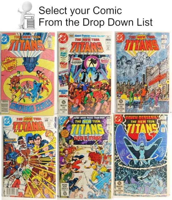 1980-84 New Teen Titans DC Comic Book Set Breakup #1 -65+  U Pick  Your Choice