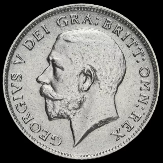 1913 George V Silver Sixpence, Scarce, G/EF