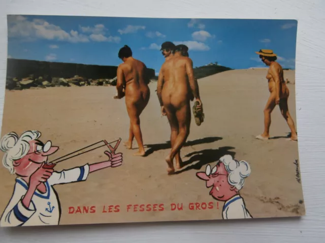 carte humoristique vintage ALEXANDRE série Plage, Camping COMME NEUVE
