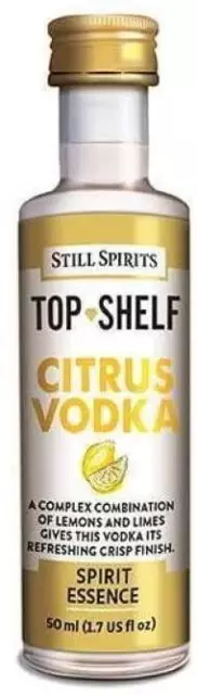 Still Spirits Top Shelf  Citrus Vodka  Essences Home Brew Spirit Making - 6 Pack