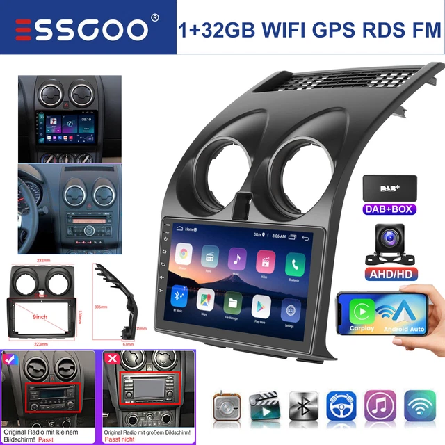 Hikity 2G 32G Android13 Carplay Autoradio mit Navi für Opel Corsa Astra