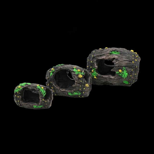 Simulation Stone Cave Resin Fish Tank Aquarium Pond Decor Shrimp Home Supplies