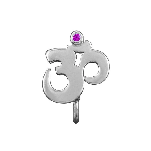 Pure 925 Sterlingsilber Om Clip Stilvoll Draht Nase Nadel Für Damen & Mädchen
