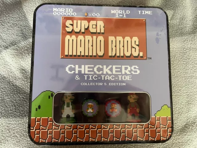 CHECKERS & TIC TAC TOE: Super Mario vs. Bowser – The Op Games