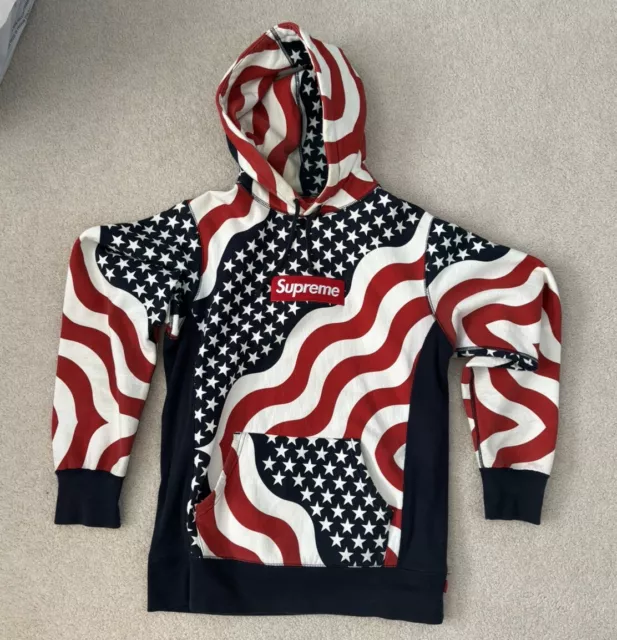 Supreme american flag bogo cheap