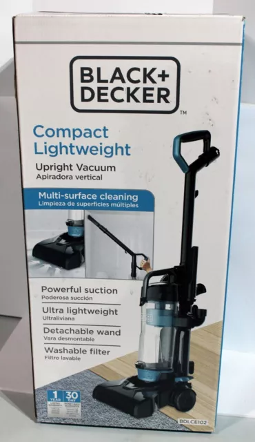 📀 BLACK & DECKER Compact Lightweight Upright Vacuum Model BDLCE102 NEW IN  BOX $99.99 - PicClick