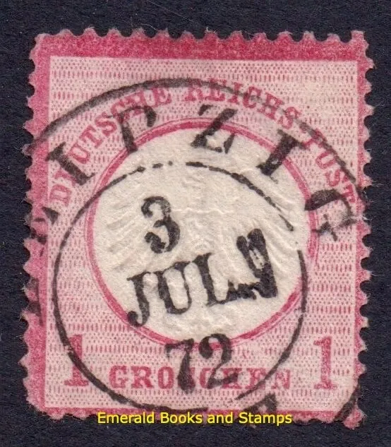 EBS German Empire 1872 - 1 Groschen  - kleiner Brustschild - Michel 4 - Used (u3