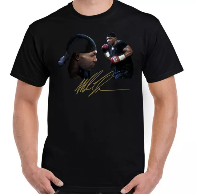 MIKE TYSON T-SHIRT, Mens Boxing Tee Training Top Iron Boxer Catskill MMA