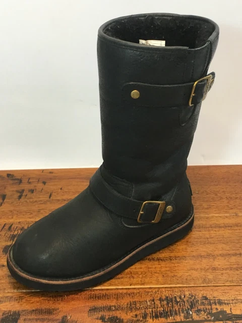 Ugg Australia Boot Kensington Ii Black 1004144 Women's Size Us 6 Euc Ugg Australia Boot Kensington Ii Black 1004144 Women's Size Us 6 Euc