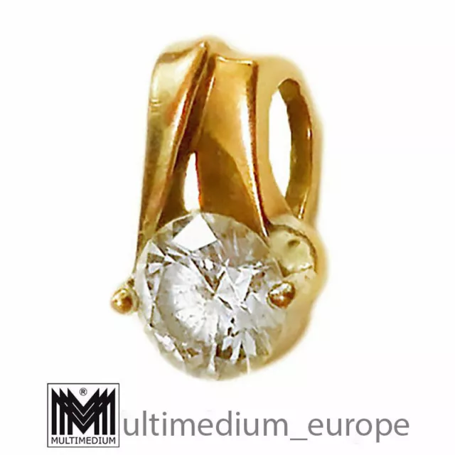 333er Gold Anhänger Zirkonia 8ct pendant zirconia zirkon 8k