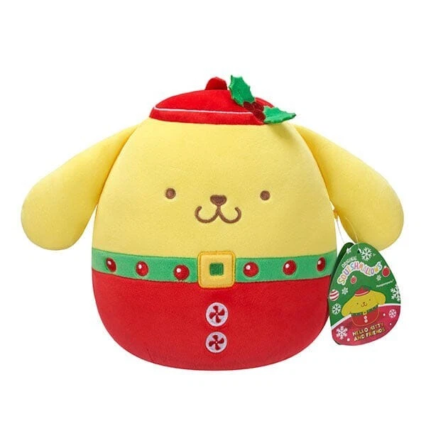 2024 SQUISHMALLOWS HELLO Kitty Christmas Pompompurin Sanrio Soft Plush