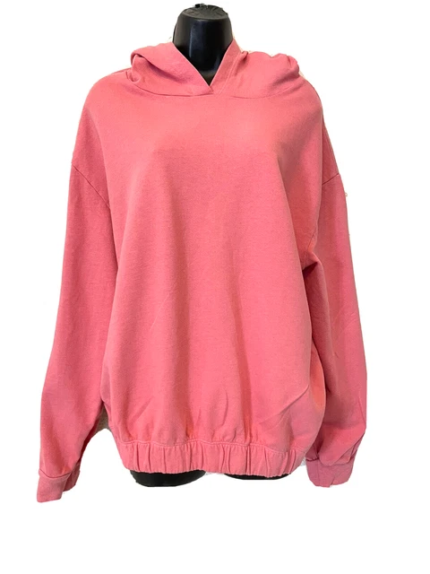 ANTHROPOLOGIE T.La ~  CAITLIN TERRY HOODIE ~ CORAL~ LARGE NEW USA