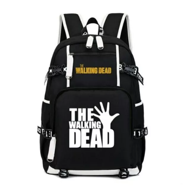 The walking Dead canvas backpack school bag for kids travel laptop rucksacks