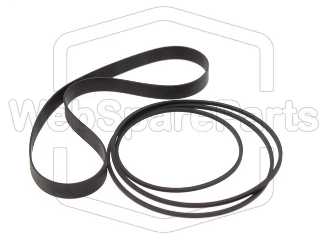Lot De 20 Courroies Pour Magnétoscope, Lecteur Cassette, CD - Largeur 1,2mm, Longueur 25-135mm - Caoutchouc Haute Qualité - 5