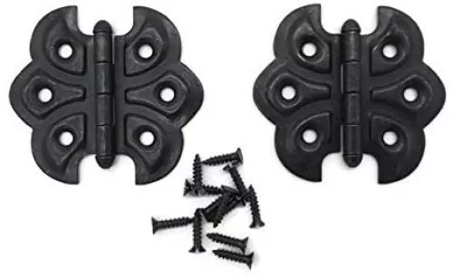 Oil Rubbed Bronze Plated Butterfly Hinge (1 Pair/Pack) Cabinet, Cupboard Door