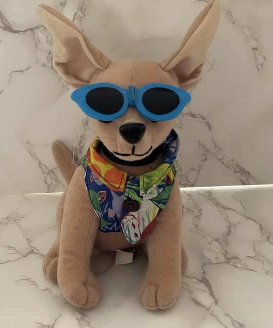 VTG  1998 House of Lloyd Casanova Talking Chihuahua Plush 7” Taco Bell Works