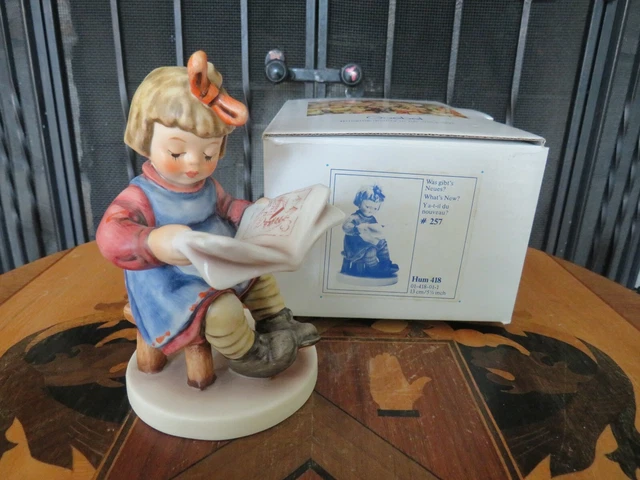 Hummel Goebel What's New 418 TMK-6 Figurine Gerhard Skrobek (1980) MIB