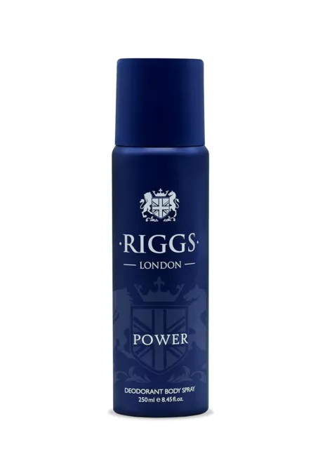 RIGGS LONDON Perfumed Deodorant Body Spray -Power 250ml