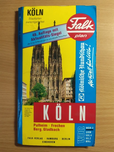 PLAN DE COLOGNE - Falk Stadtplan KÖLN, 48. Auflage mit Aktualitäts ...