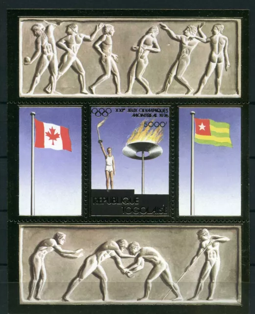 Togo Block 100 postfrisch Olympiade 1976 Montreal #JG758