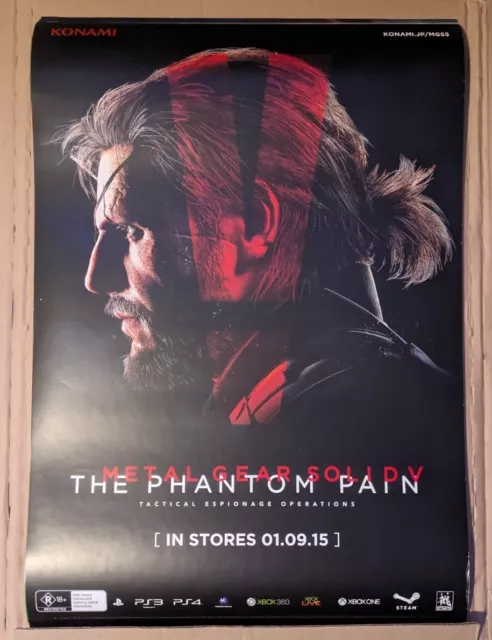 Official Metal Gear Solid V Retail Promo Poster