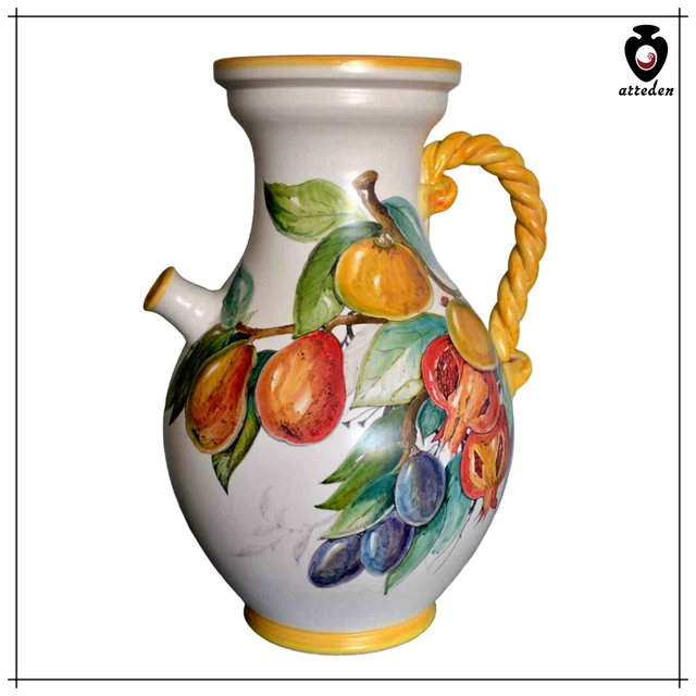 Petite Amphore Décorative En Cuivre – Grecque Fait Main – Vase Soprammobile Grèce