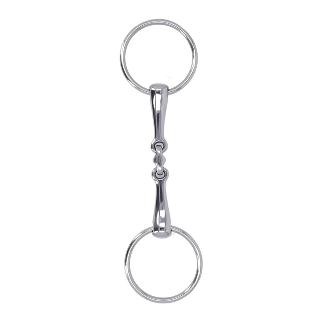 ✪Horse Snaffle Stainless Steel Flexible Jointed Wearable Rust Proof O Ring LT