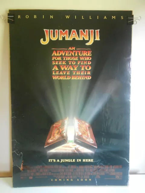 Jumanji (1995) Original Double Sided Movie Poster Robin Williams 27x40