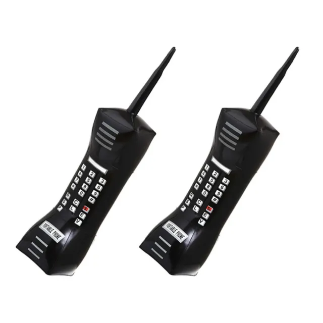 2 Pcs Simulated Mobile Phone Pvc Child Props Plastic Inflatable