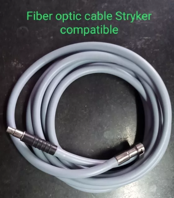 Stryker compatible Endoscopy Light Source Fiber Optic Cable 4.8mm 3Mtr