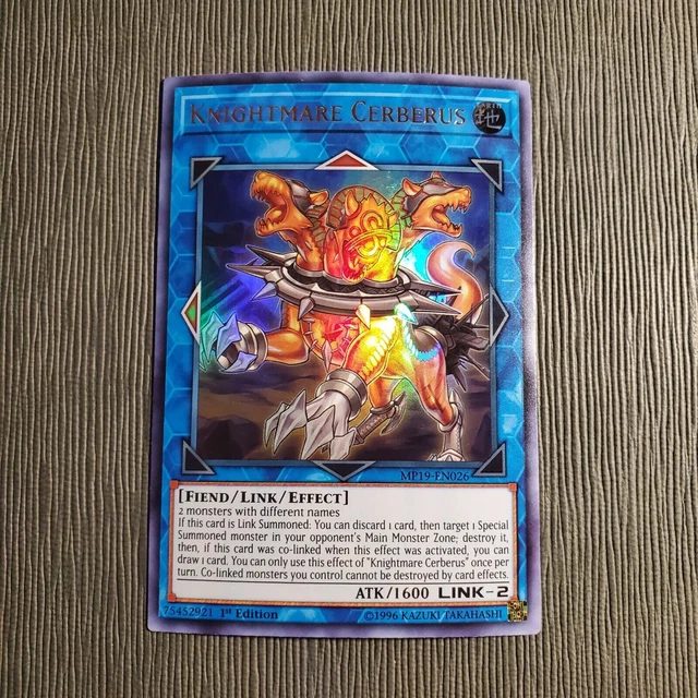 Knightmare Cerberus Carta Yugioh! Inglés Ultra Rare