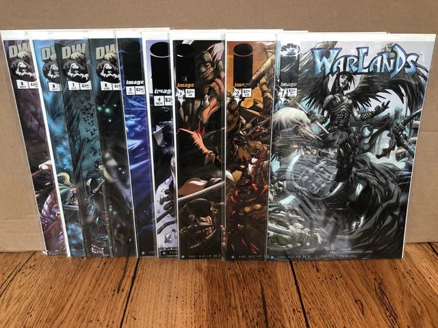 Lot of 9 Warlands Age of Ice Chapter #1-9 Comic Books Image BAGGED BOARDED