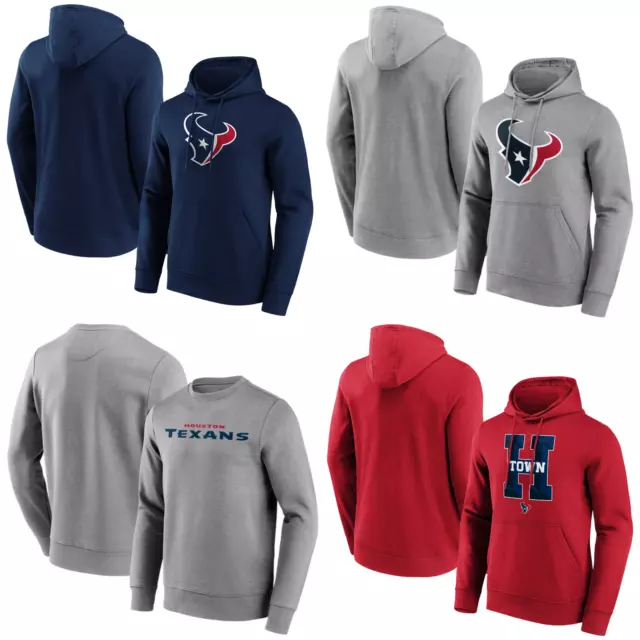 Houston Texans NFL Hoodie Sweatshirt Men's Fanatics Top - New