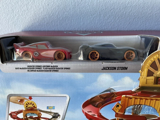 Disney and Pixar’s Cars Radiator Springs Mountain Race Playset with Two Vehicles 2