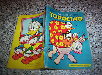 Topolino Libretto N.83 Originale Mondadori Disney 1954 M.buono Con Bollino