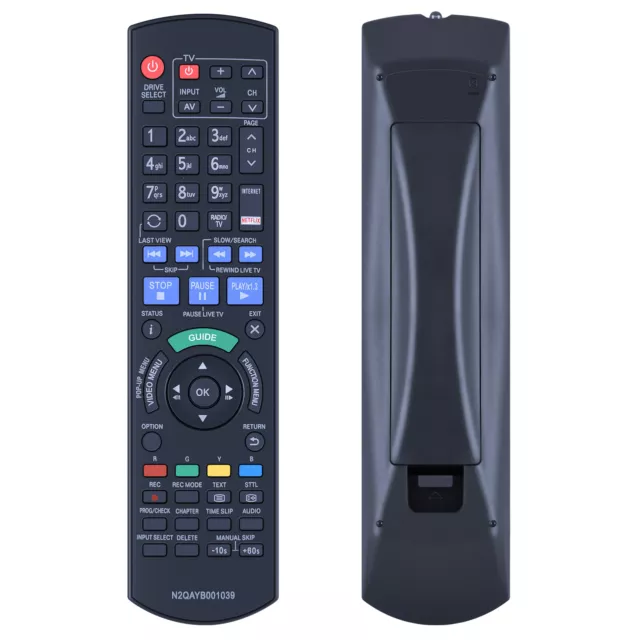 N2QAYB001039 Remote Control For Panasonic DMR-BWT750 DMR-BWT955 DMR-BWT750GL