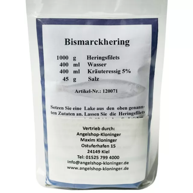 100 g Bismarckhering Fischgewürz Gewürz Fisch Einlegen würzen Einmach mischung 3