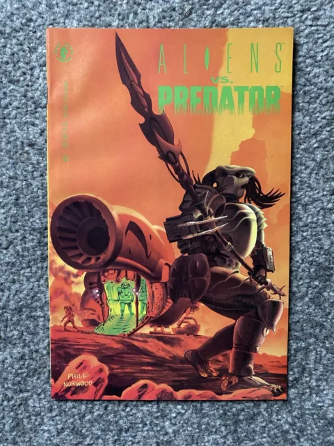 Aliens VS Predator (1990) #1 1st Print Phill Norwood Cvr 1st Machiko Noguchi