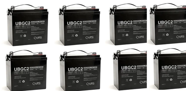Replacement Battery For Upg Ub-Gc2 Golf Cart 8 Pack