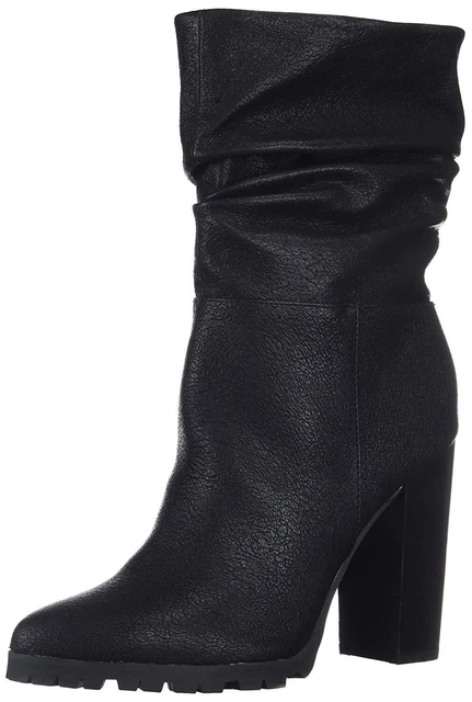 Katy Perry Women's The Raina Mid Calf Boot, Black, 10 M M US, Black, Size 10.0