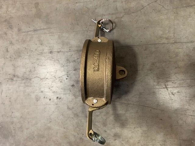 brass camlock DUST CAP, 4"