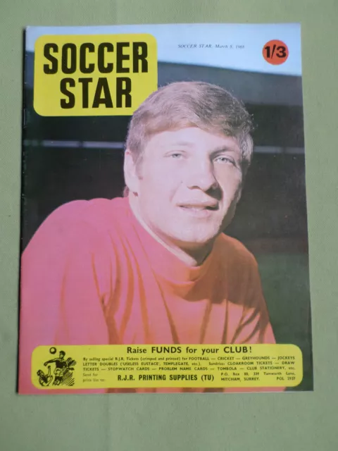 Soccer Star - Uk Football Magazine - 8 Mar 1968 - Paul Went - Arsenal