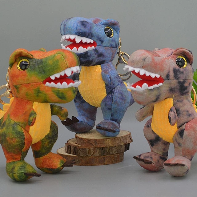 Rex Plush Toy Dinosaur Plush Keyring Dinosaur Plush Pendant Dinosaur Keychains