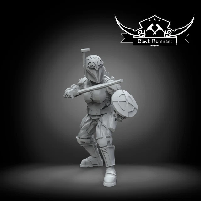 BO-KATAN KRYZE - BLACK REMNANT | Legion compatible - 3D printed $10.99