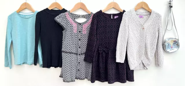 Girls Bundle Of Clothes Age 4-5 Tu F&F